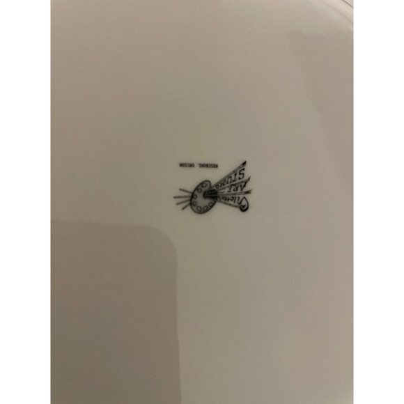 Vintage Seattle Worlds Fair 1962 Souvenir Plate Blue White Space Needle - Picture 3 of 12